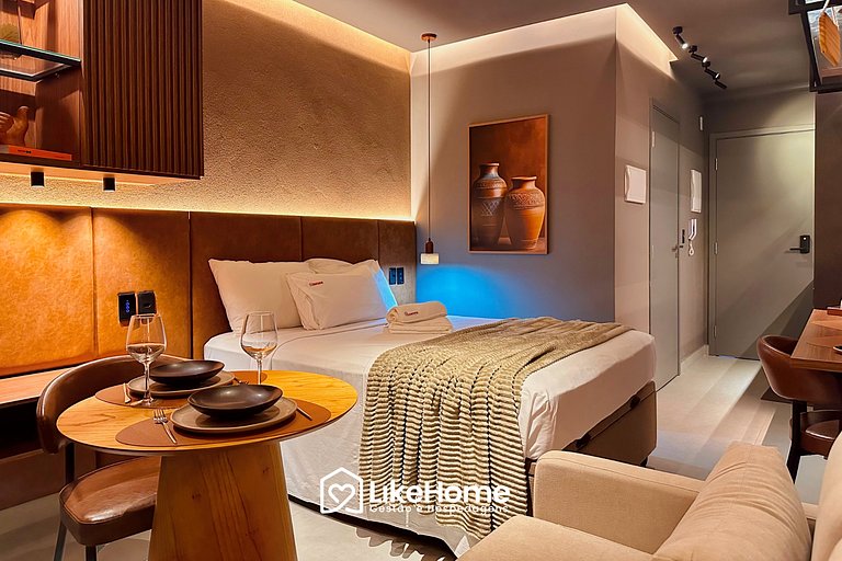 Luxuoso flat Solaz - LikeHome Hospedagens