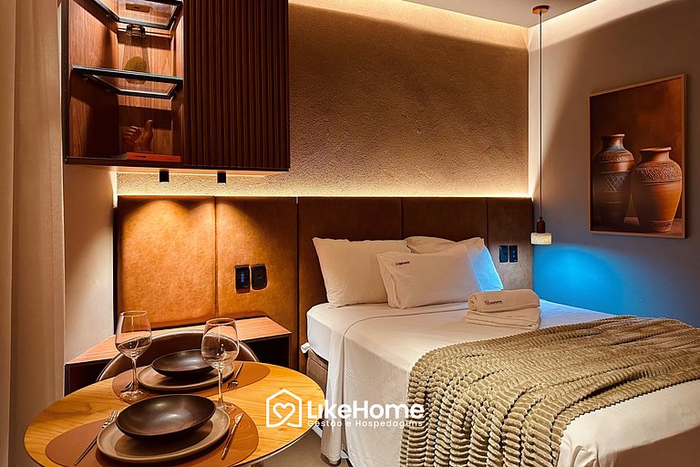 Luxuoso flat com vista mar em Manaíra - LikeHome