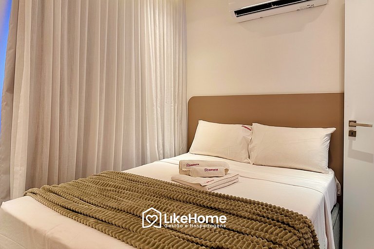 Apt. tamanho familia com vista mar - LikeHome