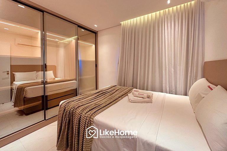 Apt. tamanho familia com vista mar - LikeHome