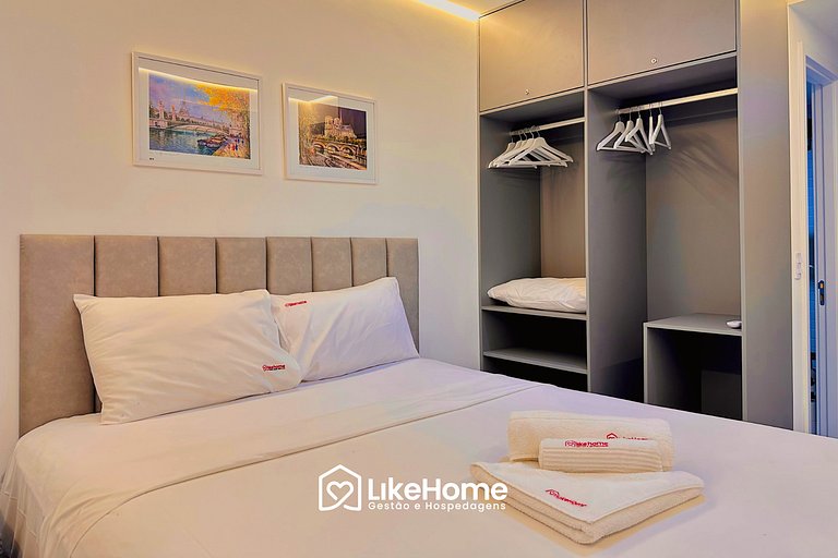 Belo flat beira-mar Bessa c/ varanda - LikeHome