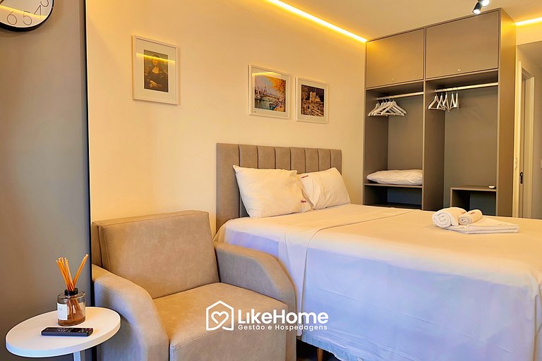 Belo flat beira-mar Bessa c/ varanda - LikeHome