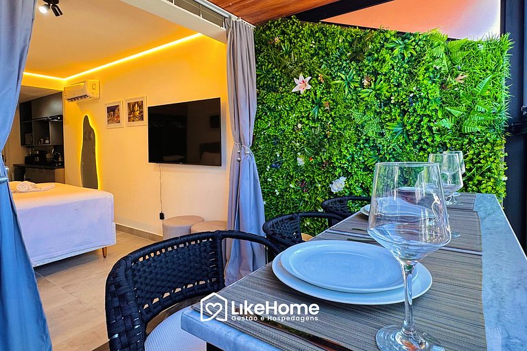 Belo flat beira-mar Bessa c/ varanda - LikeHome