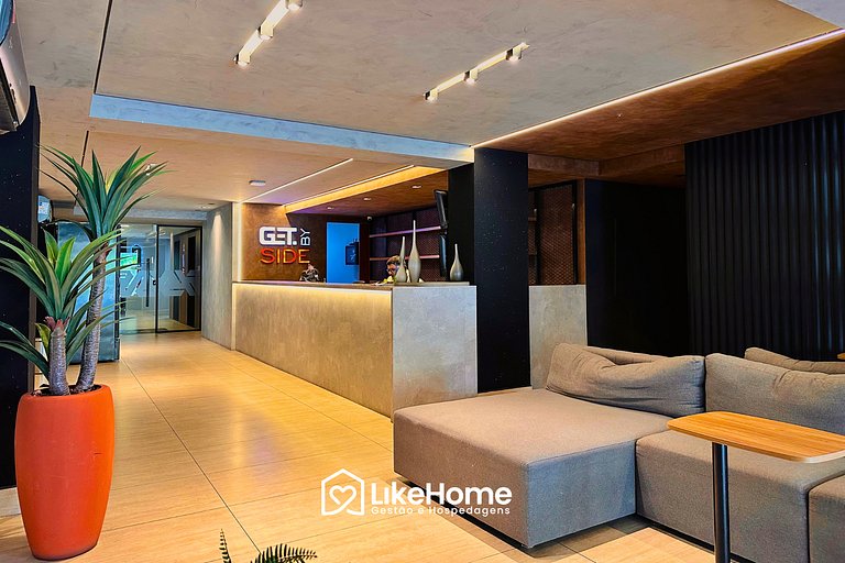 Belo Flat no Get By Side - LikeHome Hospedagens