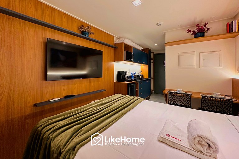 Incrível Studio no HIT - LikeHome Hospedagens