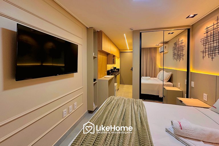 Flat decorado em Cabo Branco praia - LikeHome