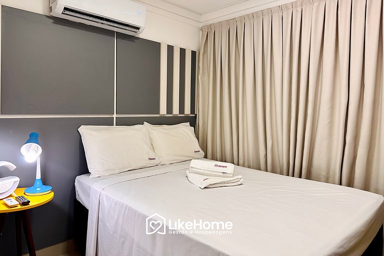 Confortável Flat Mar Bello - LikeHome Hospedagens