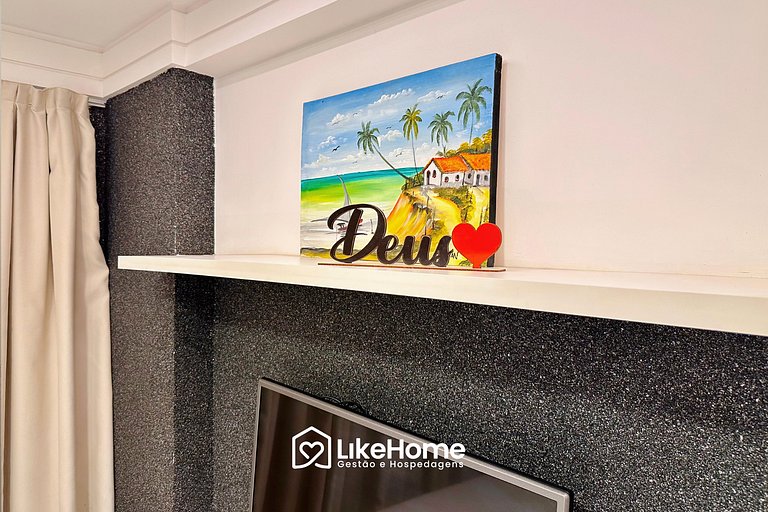 Confortável Flat Mar Bello - LikeHome Hospedagens