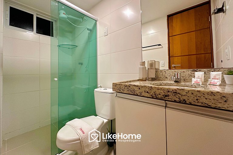 Confortável Flat Mar Bello - LikeHome Hospedagens