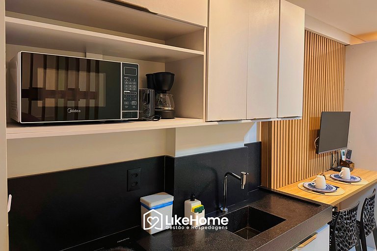 Belo Flat no Get By Side - LikeHome Hospedagens