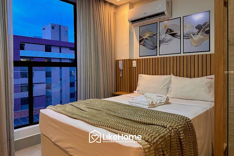 Belo Flat no Get By Side - LikeHome Hospedagens