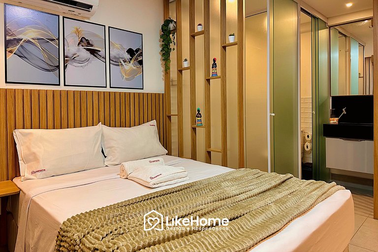 Belo Flat no Get By Side - LikeHome Hospedagens