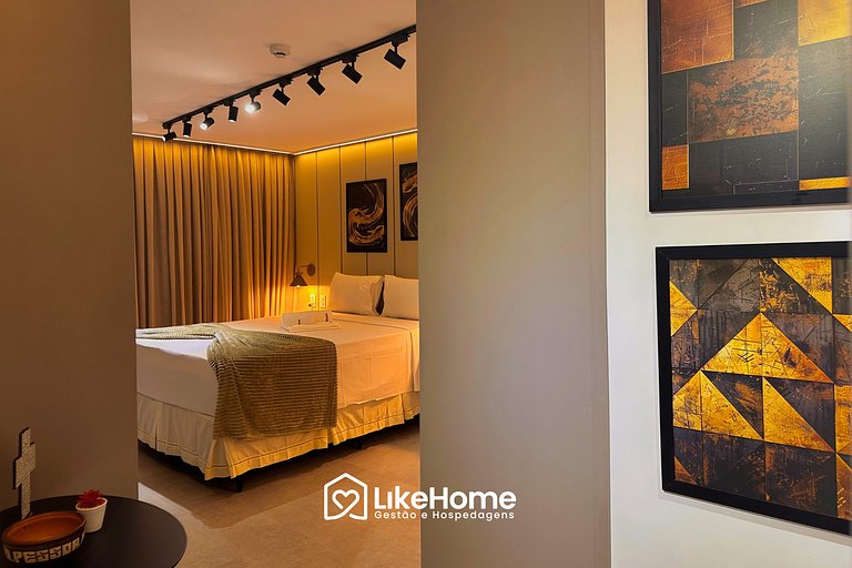 Espaçoso Flat 50 m da praia Cabo Branco - LikeHome