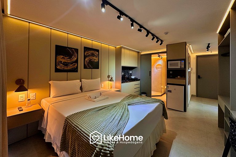 Espaçoso Flat 50 m da praia Cabo Branco - LikeHome