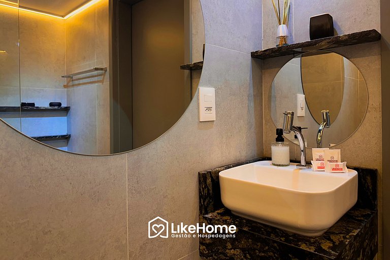 Espaçoso Flat 50 m da praia Cabo Branco - LikeHome