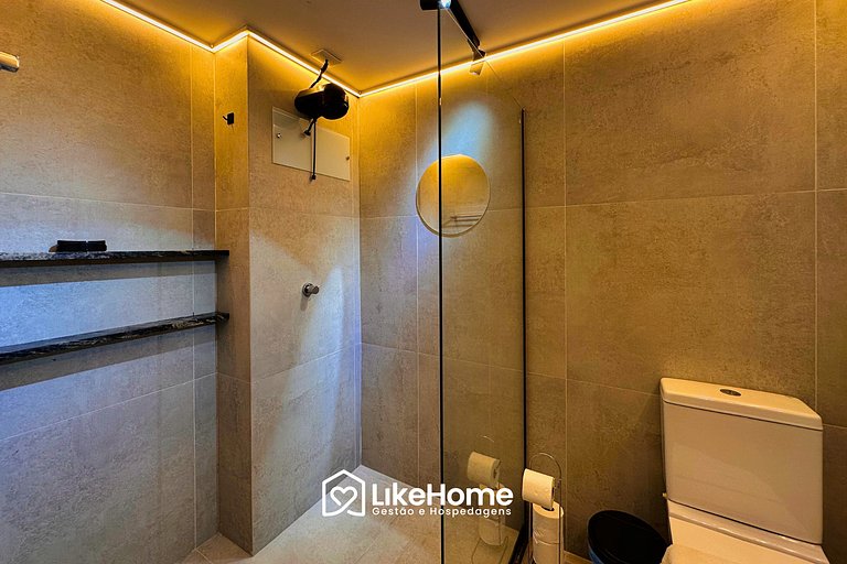 Espaçoso Flat 50 m da praia Cabo Branco - LikeHome