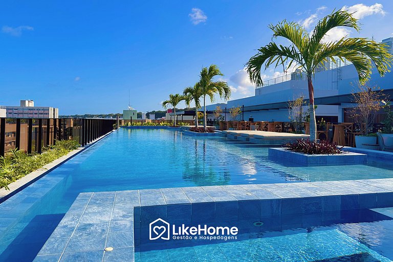 Apt. Cabo Branco c/ varana na praia - LikeHome