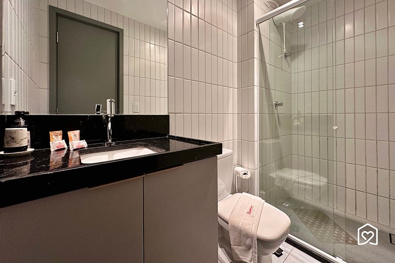 Agradável Flat, Simple - LikeHome Hospedagens