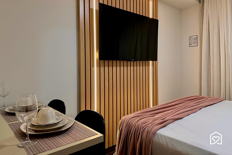 Belo Flat decorado no Move em Tambaú - LikeHome