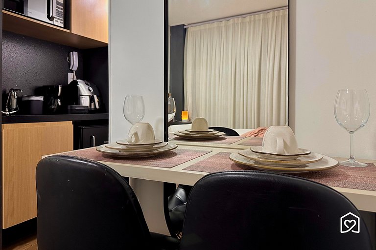 Belo Flat decorado no Move em Tambaú - LikeHome