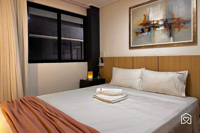 Belo Flat decorado no Move em Tambaú - LikeHome