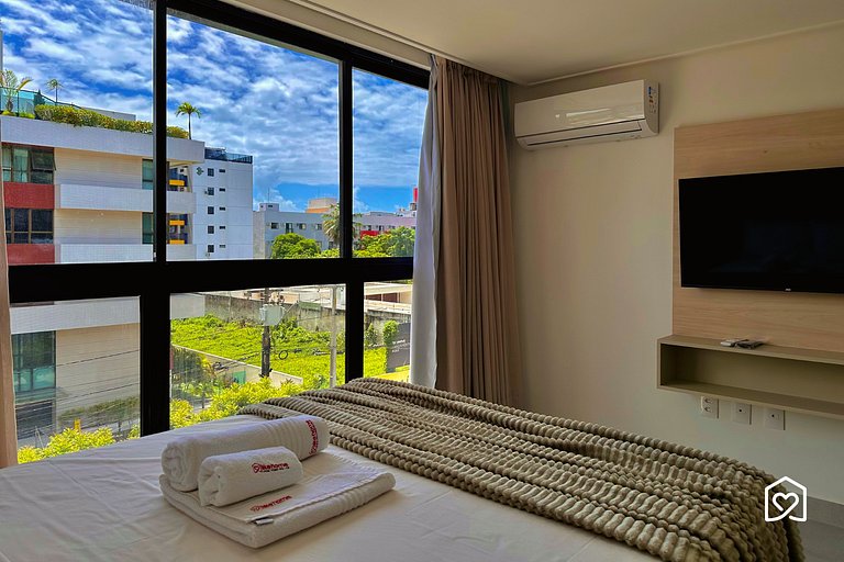 Apt. Cabo Branco c/ varana na praia - LikeHome