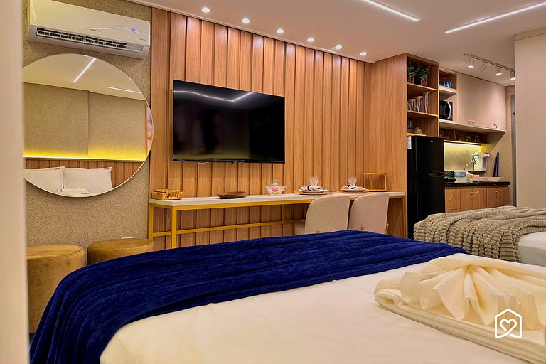 Lindo flat 50m da praia de cabo branco - LikeHome