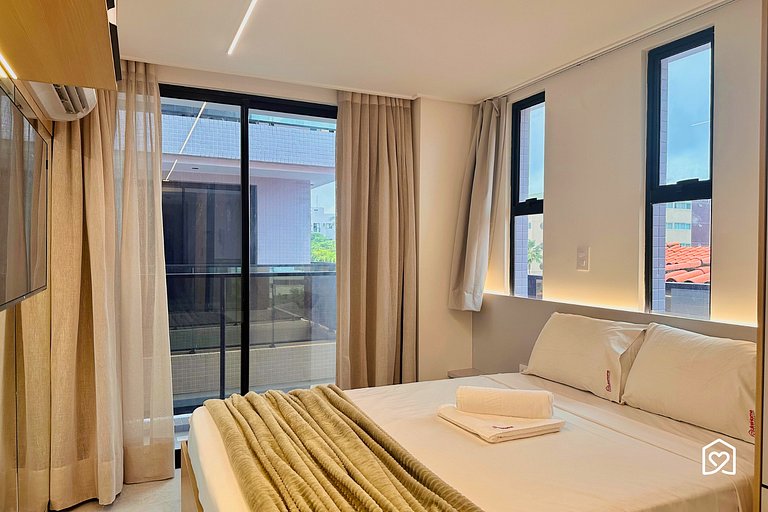 Flat na melhor praia de João Pessoa - LikeHome