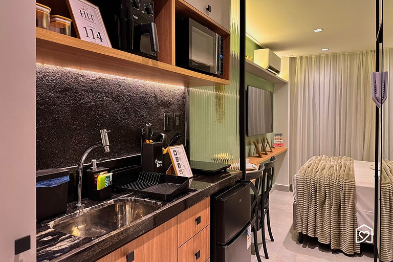 Flat planejado a poucos metros da praia - LikeHome