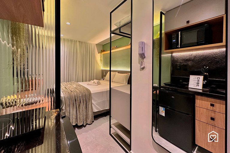 Flat planejado a poucos metros da praia - LikeHome