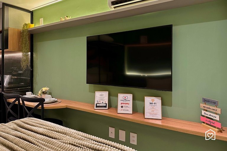 Flat planejado a poucos metros da praia - LikeHome