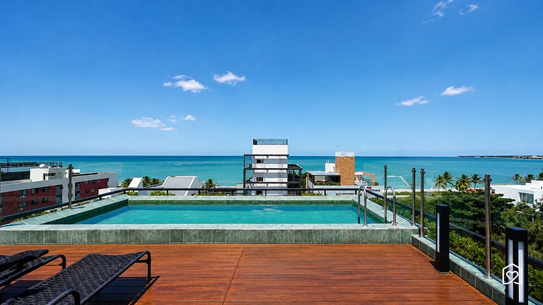 Flat no Bessa c/ varanda vista mar - LikeHome