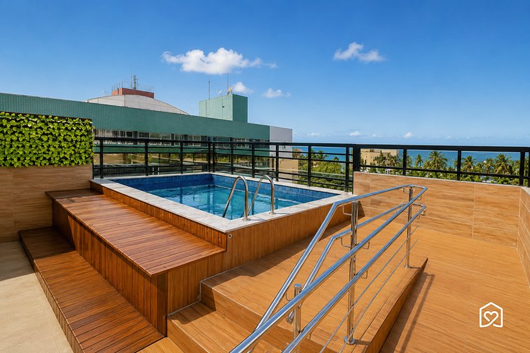 Agradável Flat na praia de Cabo Branco - LikeHome
