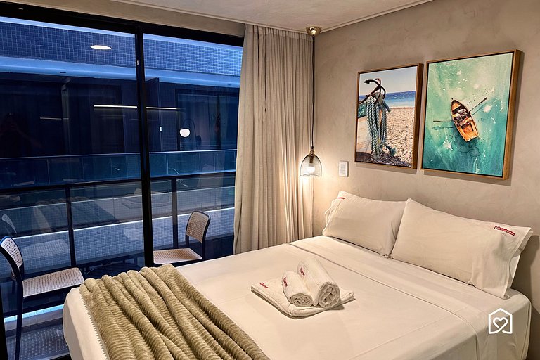 Flat a passos da praia em cabo branco - LikeHome