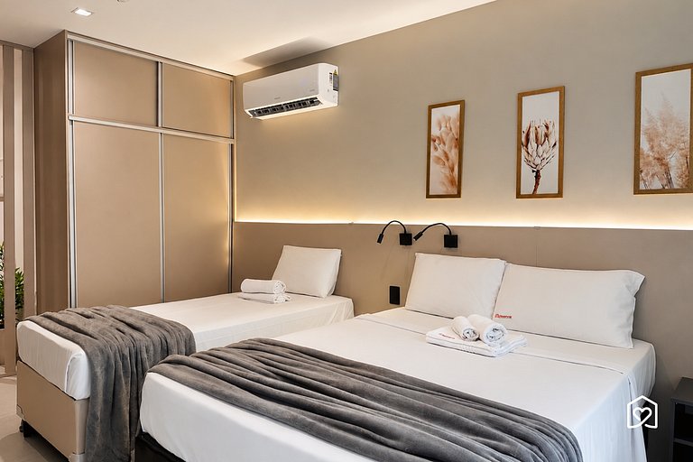 Flat Confortável, Simple - LikeHome Hospedagens