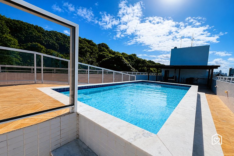 Apt. Cabo Branco c/ piscina na praia- LikeHome
