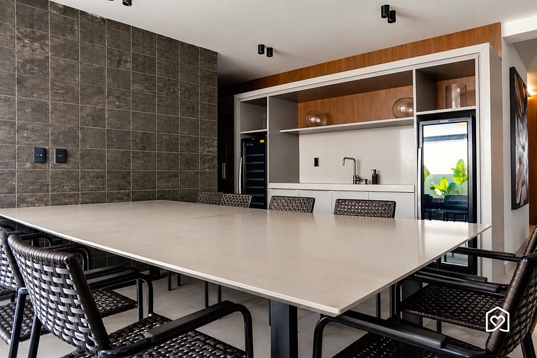 Flat Tambaú with pool and rooftop with city view
