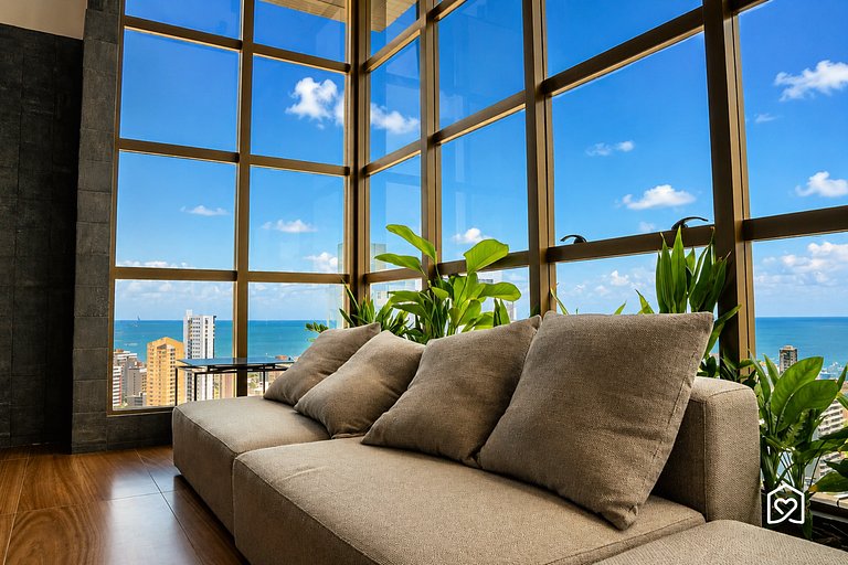 Flat Tambaú with pool and rooftop with city view