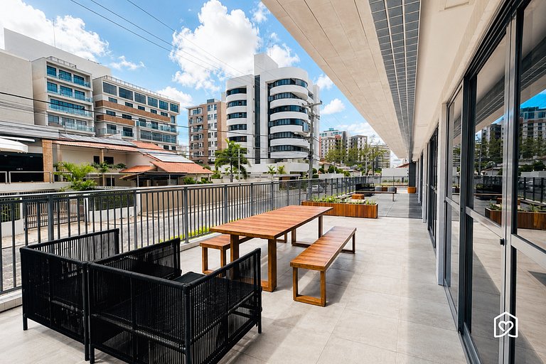 Family flat with pool at Bessa beach - LikeHome