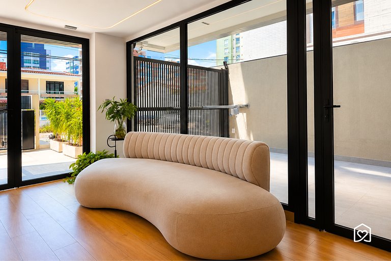 Flat impecável na praia do Bessa - LikeHome