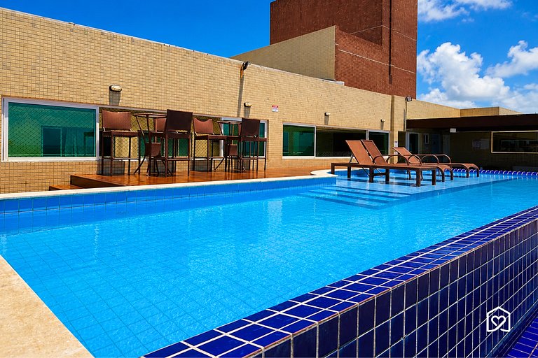 Flat poucos passos da praia de Intermares LikeHome