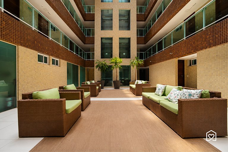 Flat poucos passos da praia de Intermares LikeHome