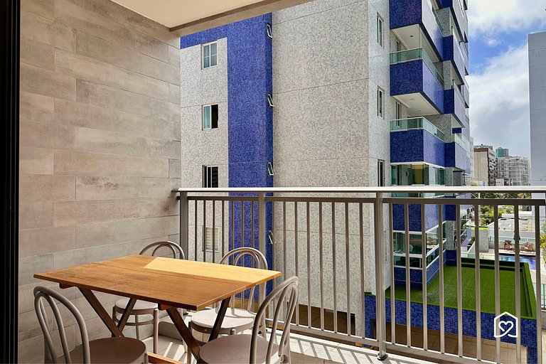 Family flat with pool at Bessa beach - LikeHome