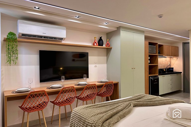 Flat completo a 50m da praia - LikeHome