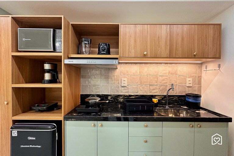 Flat completo a 50m da praia - LikeHome
