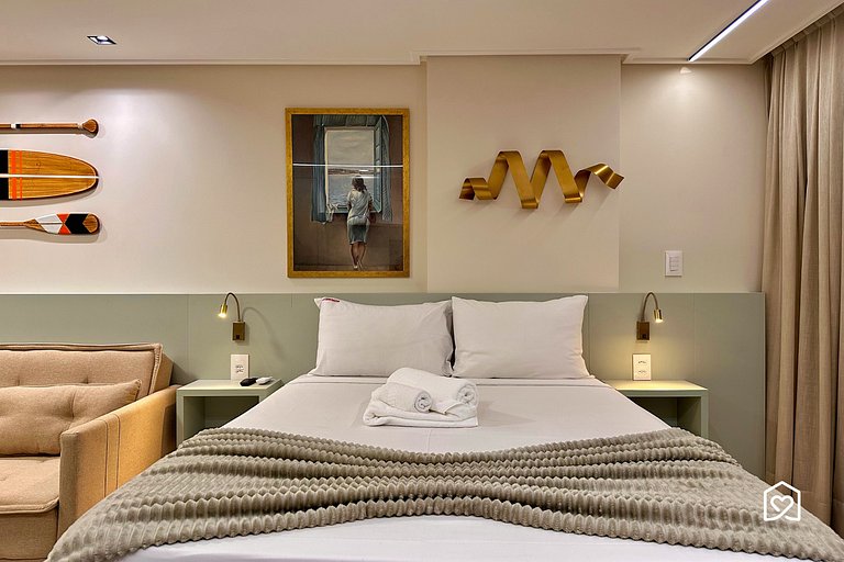 Flat completo a 50m da praia - LikeHome