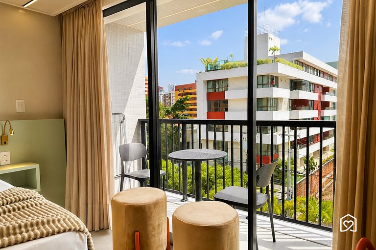 Flat completo a 50m da praia - LikeHome