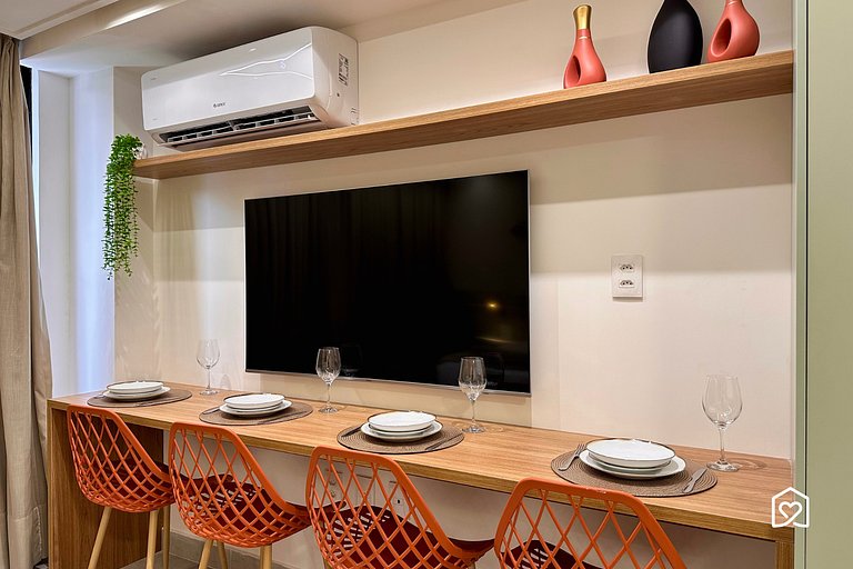 Flat completo a 50m da praia - LikeHome