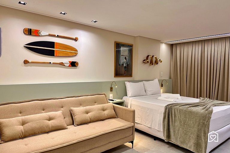 Flat completo a 50m da praia - LikeHome