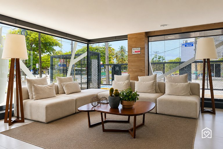 Apt. a beira mar na orla de Cabo Branco - LikeHome